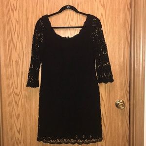 White House Black Market black lace dress